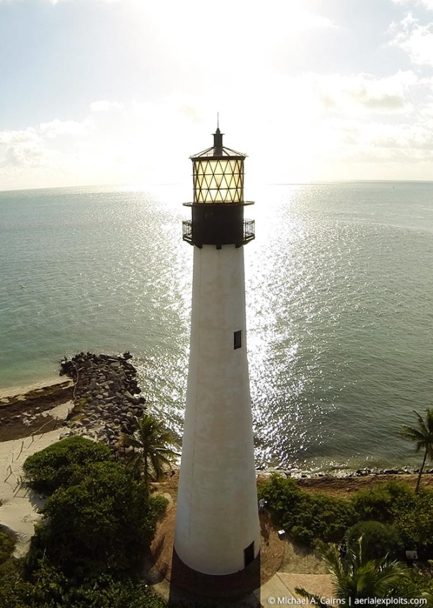 Key Biscayne Lighthouse Aerial Photo